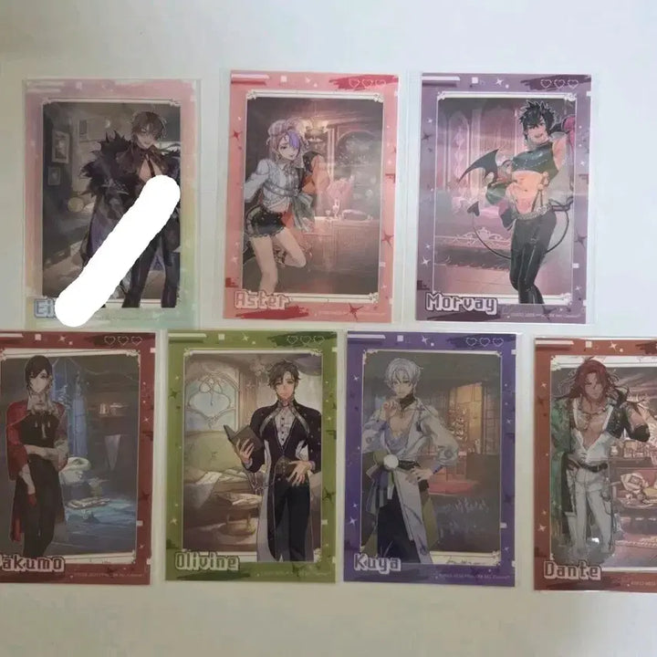 [BUNJANG] Nukainival Clear Card &amp; Character Background Postcard Set / 누카니발 클리어카드 + 각 캐릭터별 배경 엽서