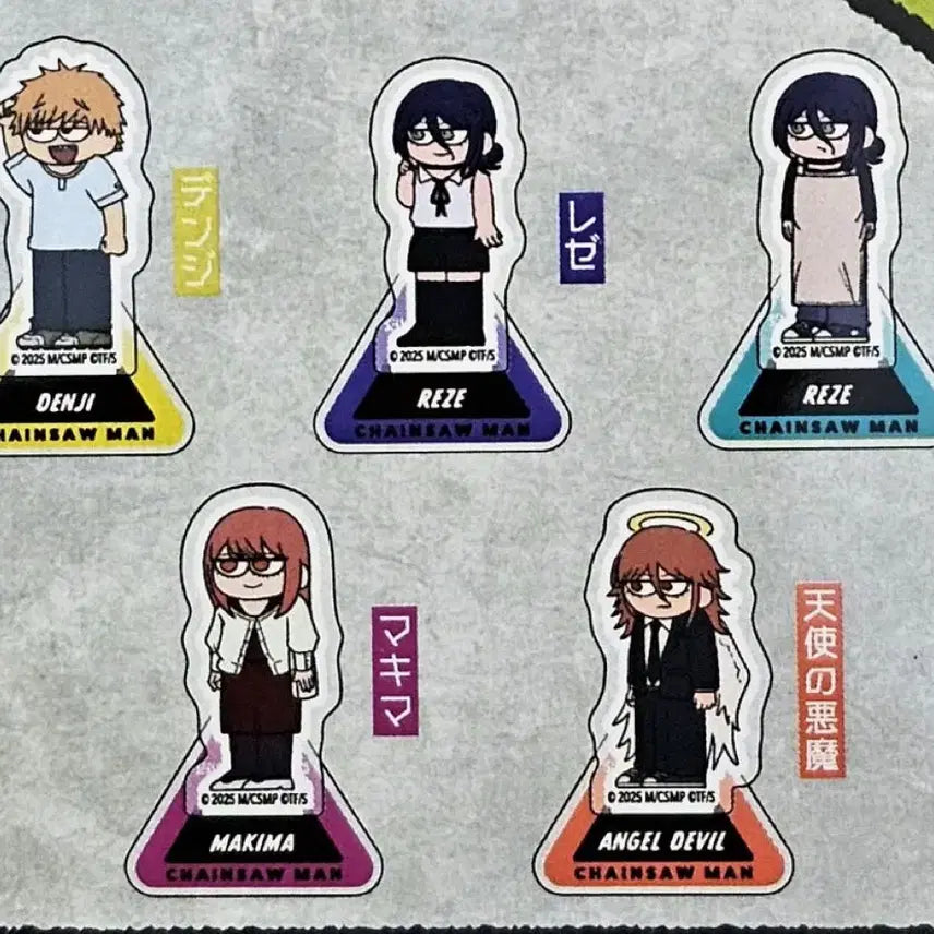 [BUNJANG] Chainsaw Man Jiroly Acrylic Stand 10-Piece Set / 체인소맨 지로리 아크릴 스탠드 10종 풀박스