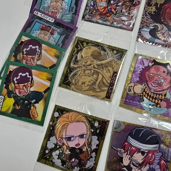 [BUNJANG] One Piece Wafer Seal Set - Shanks, Shirahoshi, and more (35 pcs) / 원피스 웨하스씰 샹크스 시리호시 등 35장!