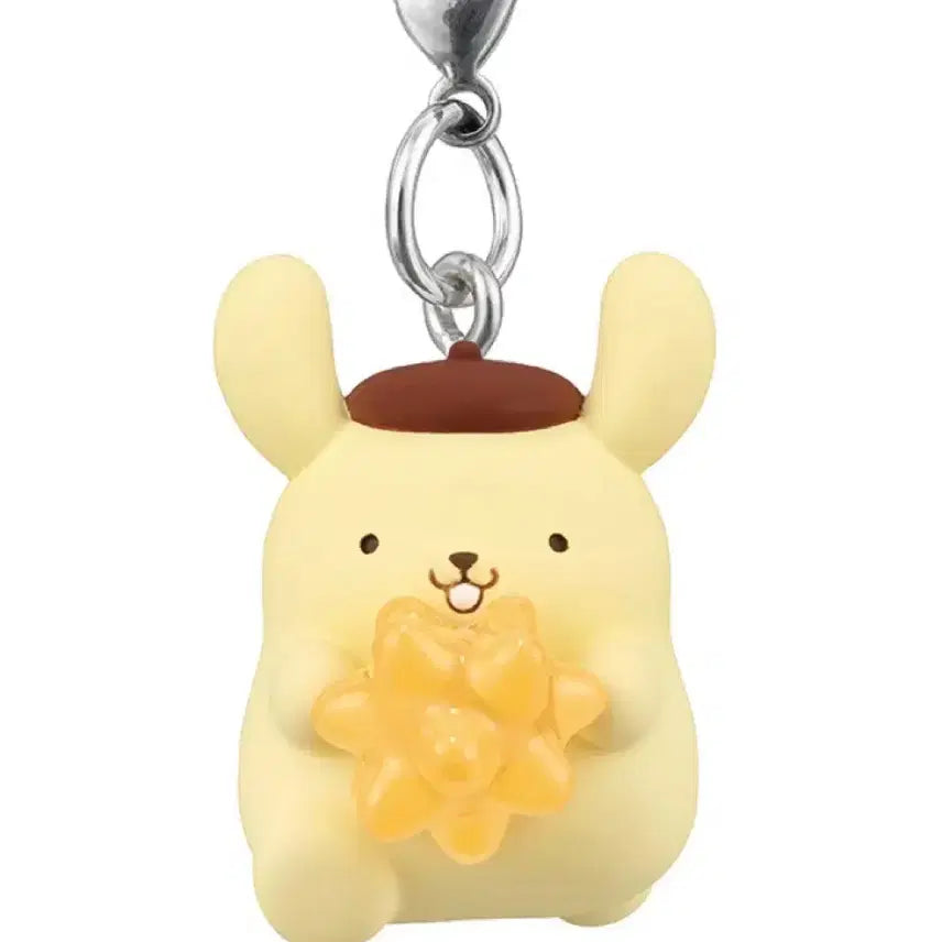 [BUNJANG] Sanrio Kirakira Konpeito Pompompurin Keychain / 산리오 키라키라 콘페이토 별사탕 가챠 폼폼푸린 키링 판매