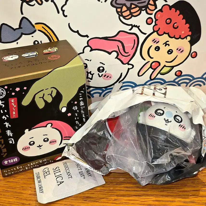 [BUNJANG] Chiikawa Sushi Random Figure Momonga / (판매) 치이카와 스시 랜덤 피규어 먼작귀 초밥 모몽가