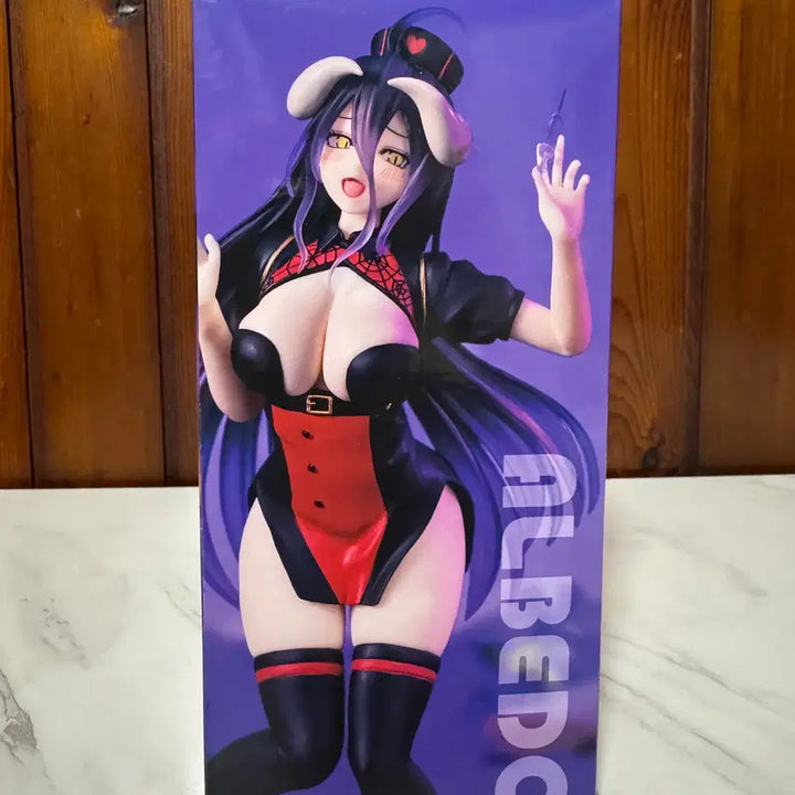 [BUNJANG] System Service Overlord Albedo Black Nurse Version Figure (Sealed) / [미개봉]시스템 서비스 오버로드 알베도 블랙 너스 피규어