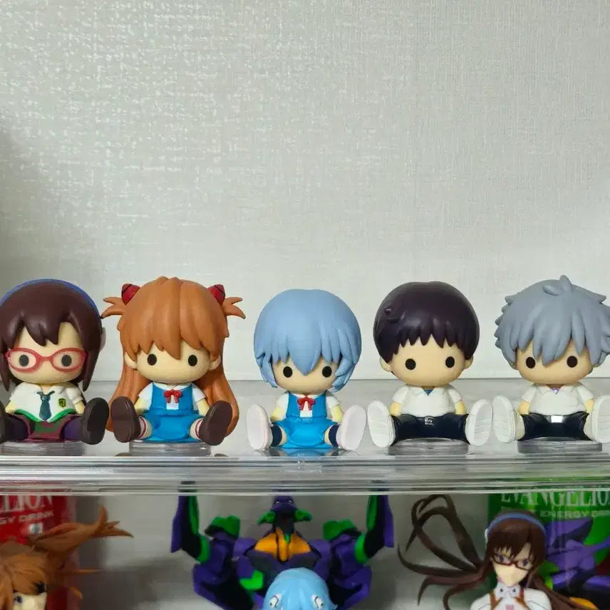 [BUNJANG] Evangelion PetaDoll 5 Types Bundle Set / 에반게리온 페타돌 5종 일괄 판매