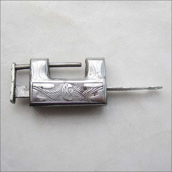 [BUNJANG] Vintage Stainless Steel Small Padlock / 빈티지 스테인리스 소형 자물쇠 (91)