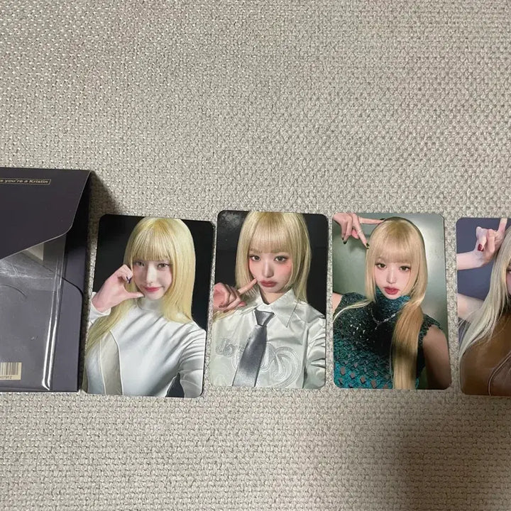 [BUNJANG] Jang Wonyoung HAPA KRISTIN 7th Edition Photocard Set (4 Types) / 장원영 하파크리스틴 7차 포카 4종세트