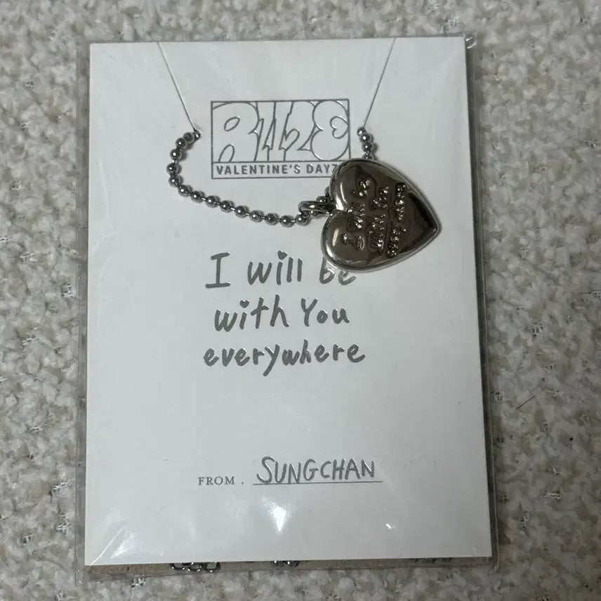 [BUNJANG] RIIZE Sungchan Valentine MD Necklace / 라이즈 성찬 목걸이 발렌타인 MD 양도