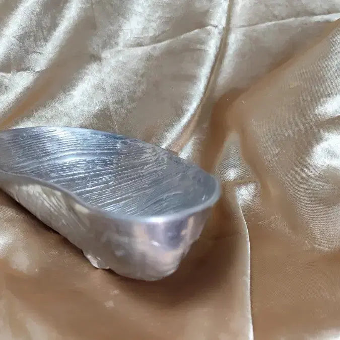 [BUNJANG] Vintage Aluminum Large Seashell Bowl / Tray / 빈티지 알루미늄 큰 조개 볼, 조개 트래이