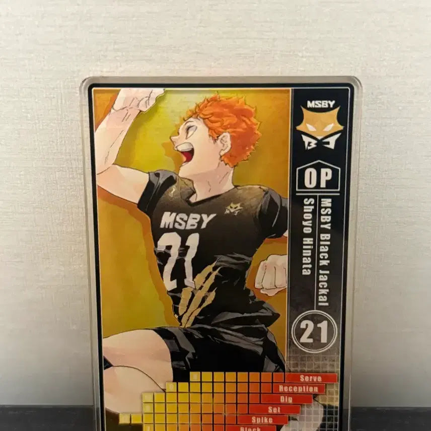 [BUNJANG] Haikyu!! Shueisha Jump Shop Hinata Shoyo Status Card / 하이큐!! 슈에이샤 점프샵 하이큐 굿즈 스테이더스 카드 히나타 쇼요 판매합니다