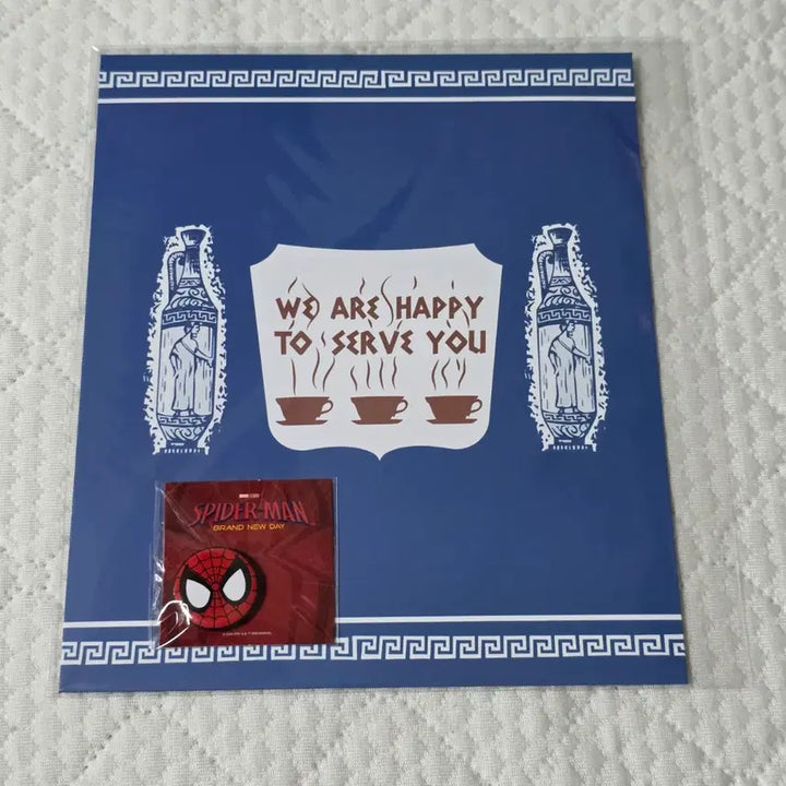 [BUNJANG] Spider-Man Brand New Day Peter Parker Letter Pin Badge Set / 스파이더맨 브랜드 뉴 데이 CGV 특전 피터파커 편지 핀뱃지