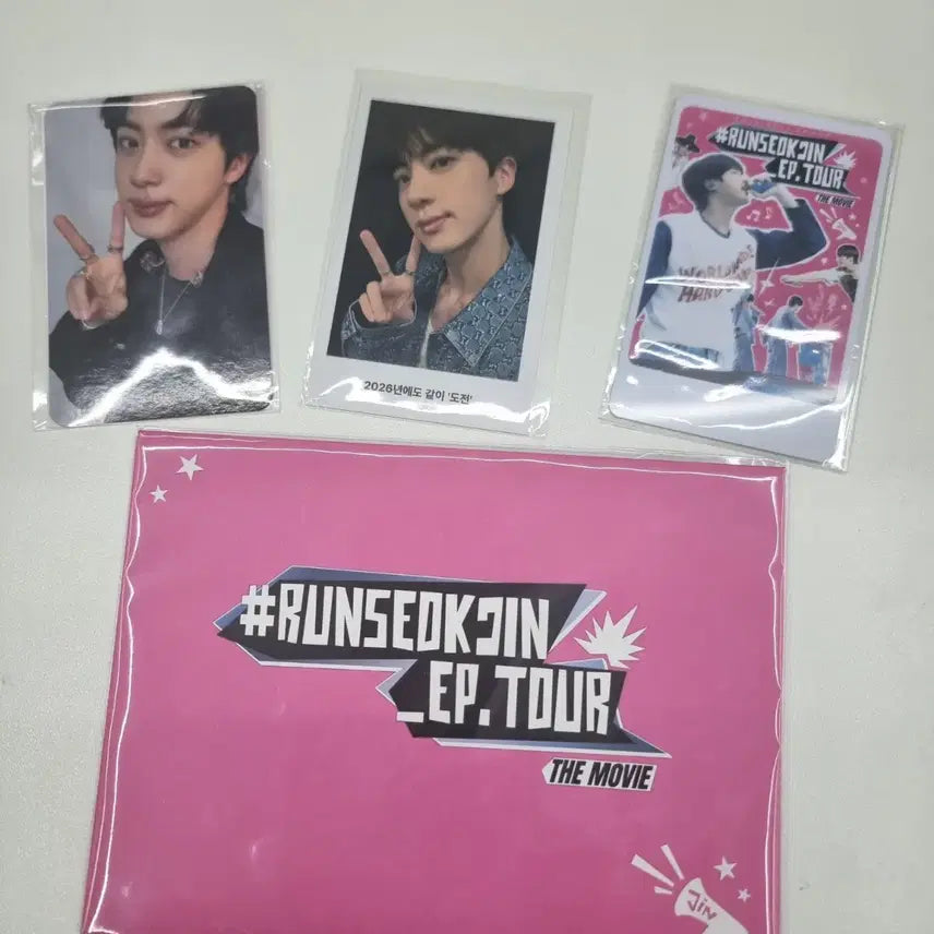 [BUNJANG] BTS Jin Runseokjin Movie POB Photocard / bts진 런석진 무비 특전 runseokjin movie gift