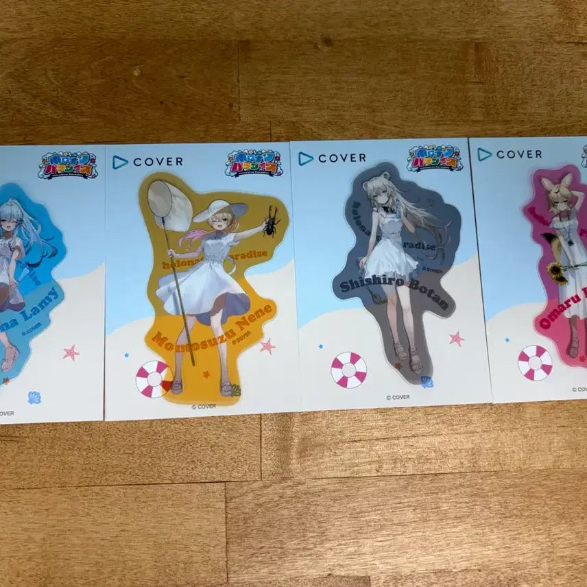 [BUNJANG] Hololive JP 5th Gen HoloNatsu Paradise Clear Sticker Set / 홀로라이브 JP 5기생(네포라보) 홀로나츠 파라다이스 클리어 스티커