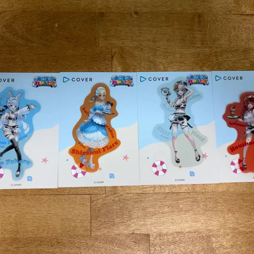 [BUNJANG] Hololive JP 3rd Gen HoloNatsu Paradise Clear Sticker Set / 홀로라이브 JP 3기생 홀로나츠 파라다이스 클리어 스티커