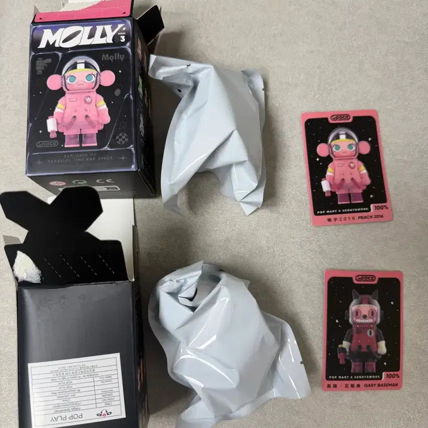[BUNJANG] Molly Figure Sealed Space / 몰리 피규어 미개봉 4종세트 일괄