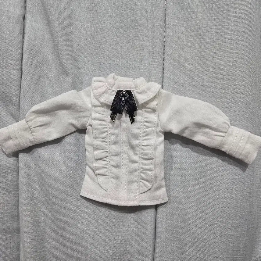 [BUNJANG] Obitsu 22/24cm Blouse Shirt with Frill and Ribbon Detail / 오비츠22 오비츠24 ob24 셔츠 블라우스