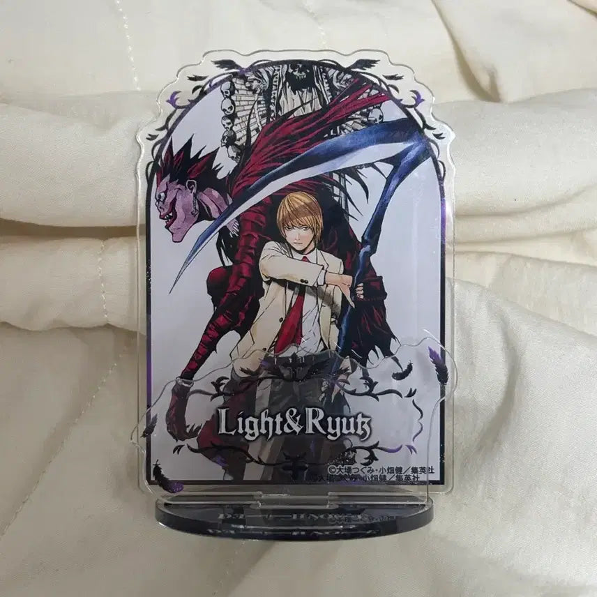 [BUNJANG] Death Note Light Yagami &amp; Ryuk Acrylic Stand / 데스노트 라이토 류크 아크릴