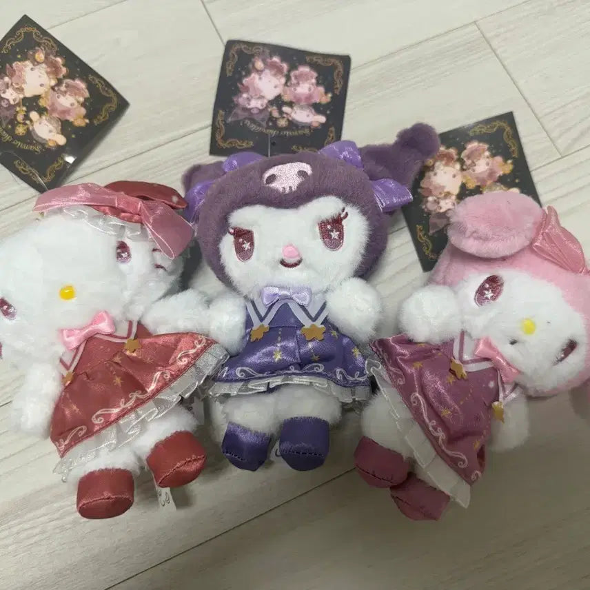 [BUNJANG] Sanrio Kitty, Kuromi, My Melody Keychains Bundle Set / 산리오 키티 쿠로미 마멜 키링모음 일괄