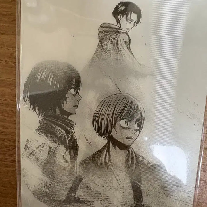 [BUNJANG] Attack on Titan Korean Exhibition Lenticular Postcard Levi Version / 진격거 전시회 렌티큘러엽서 리바이 등장 미개봉