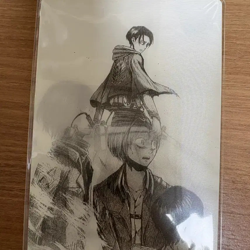 [BUNJANG] Attack on Titan Korean Exhibition Lenticular Postcard Levi Version / 진격거 전시회 렌티큘러엽서 리바이 등장 미개봉