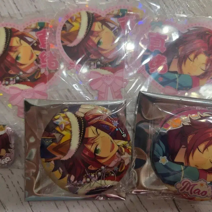 [BUNJANG] Ensemble Stars Mao Zhongstar Button Badge / 앙스타 마오 중스타 오시클카 단추뱃지