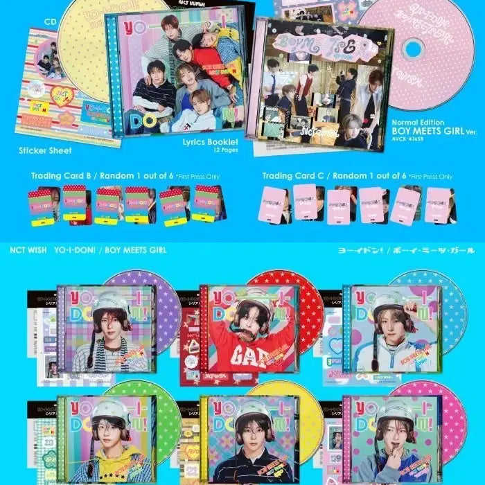 [BUNJANG] NCT WISH Japan Album Bohmit Girl Yoishoi Yoimove Sealed Set / 8개 set) 엔시티위시 일본앨범 보밋걸 요이돈 요이동 미개봉