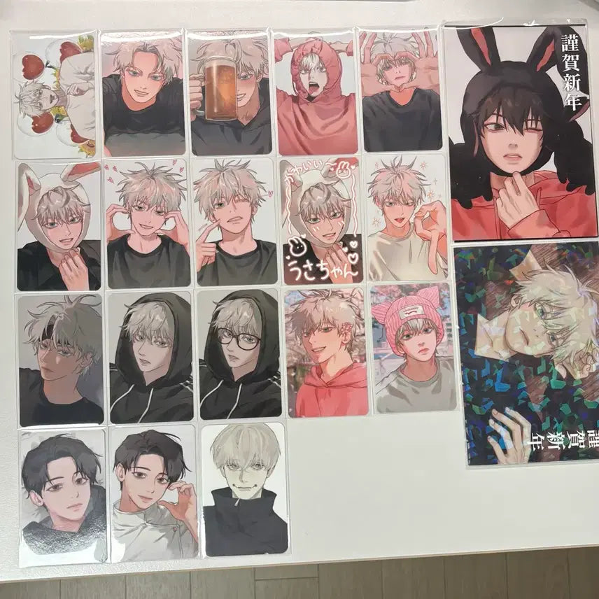 [BUNJANG] Jujutsu Kaisen Gojo Yuta Photocard &amp; Postcard Bundle Set / 주술회전 통판 포피님 고죠 유타