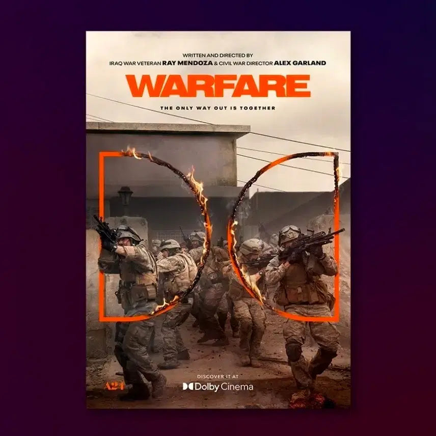 [BUNJANG] Warfare Dolby Poster / 워페어 돌비 포스터