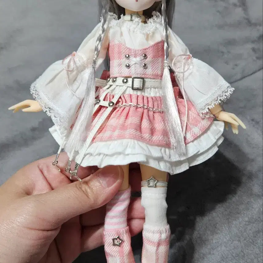 [BUNJANG] Azone 60cm Scale Doll Pink Idol Outfit / 현물) 해외제 아존 육일 블라인드 BJD 돌 사이즈 핑크 아이돌 의상 판매