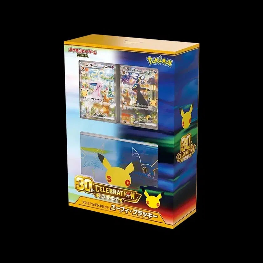 [BUNJANG] Pokemon Card Game 30th Anniversary Eevee &amp; Blacky Deck Set Limited Box / 포켓몬 카드 게임 30주년 기념 덱 세트 (에브이&amp;블랙키) 외 한정 박스 / 중판 피카츄 AR
