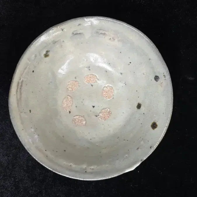 [BUNJANG] Antique Buncheong Ware Dumbeong Tea Bowl / 골동품 분청사기 덤벙 다완