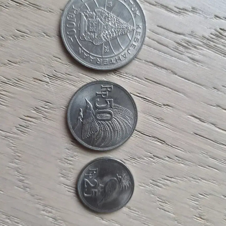 [BUNJANG] Indonesia Bank Coin Set - 100, 50, 25 Rupiah (1971) / 인도네시아 은행 동전 100/50/25 루피아 1971년