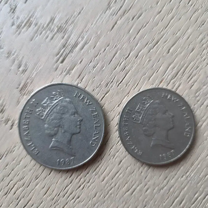 [BUNJANG] New Zealand 1987 Queen Elizabeth II Coin / 뉴질랜드 1987년 엘리자베스 여왕 동전