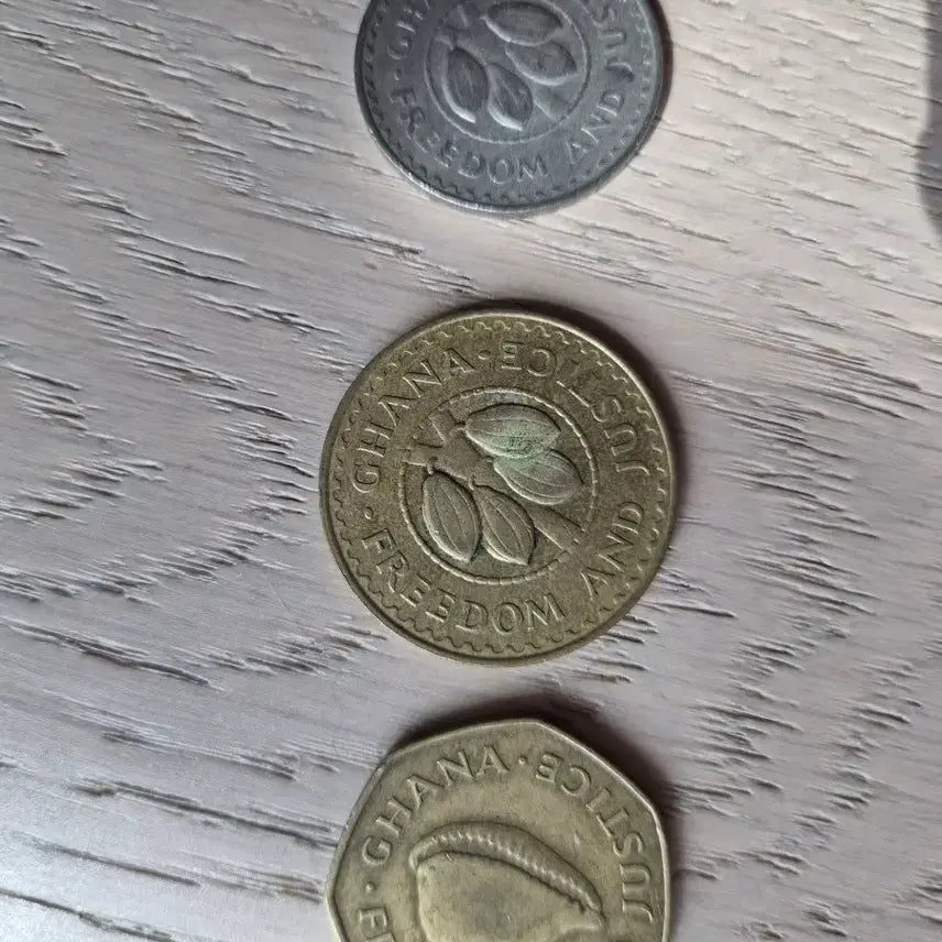 [BUNJANG] Ghana Coin Set (3 Types) / 가나 동전 3종 세트