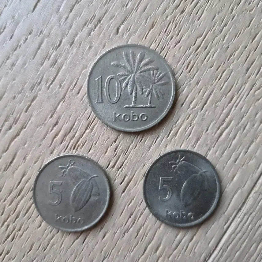 [BUNJANG] Nigeria 1974 Coin Set (3 Coins) / 나이지리아 1974년 주화 3개