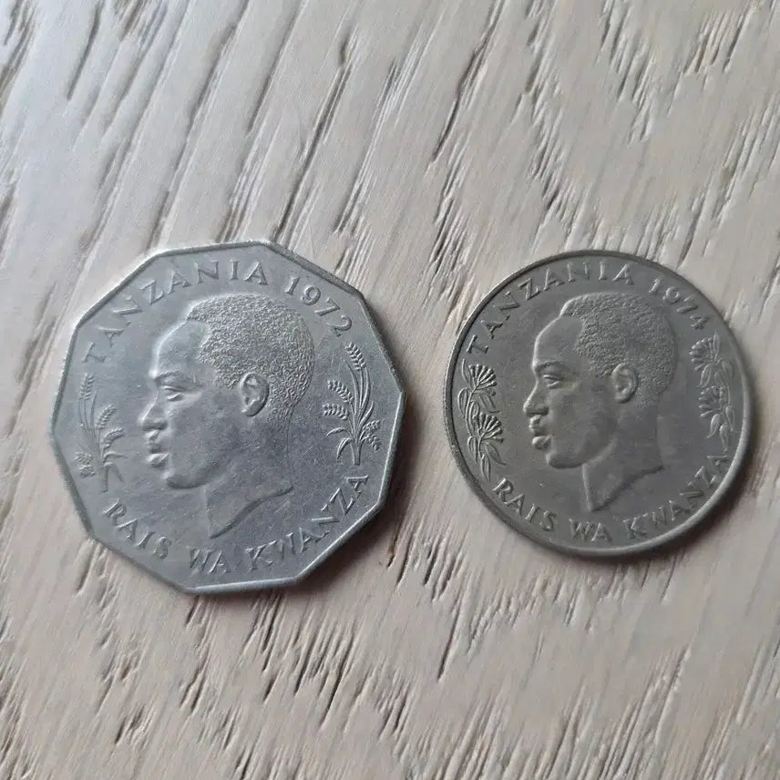 [BUNJANG] Tanzania 1972, 1974 Coins / 탄자니아 1972년 1974년 동전