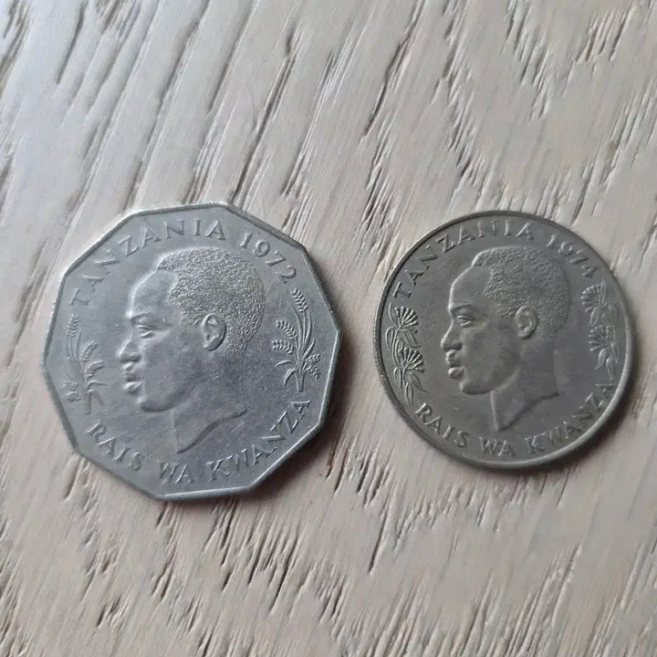 [BUNJANG] Tanzania 1972, 1974 Coins / 탄자니아 1972년 1974년 동전