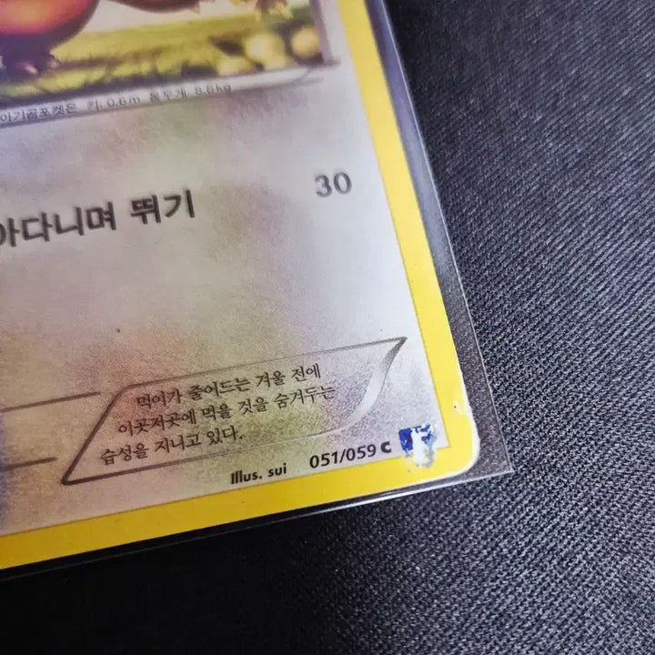 [BUNJANG] Sui Artist Illustration XY Series Pokemon Card Teddiursa 051/059 / 수이 작가 일러스트 XY시리즈 포켓몬 카드 깜지곰 051/059