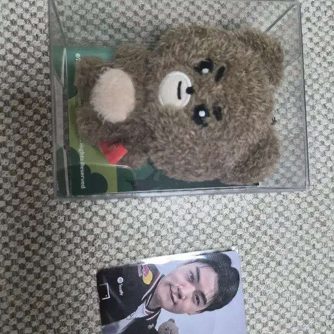 [BUNJANG] T1 Gumayusi Animal Keychain + Onseti POB Photocard Bundle Set / T1 구마유시 애니멀 인형 키링 + 온세티 특전 포카 일괄