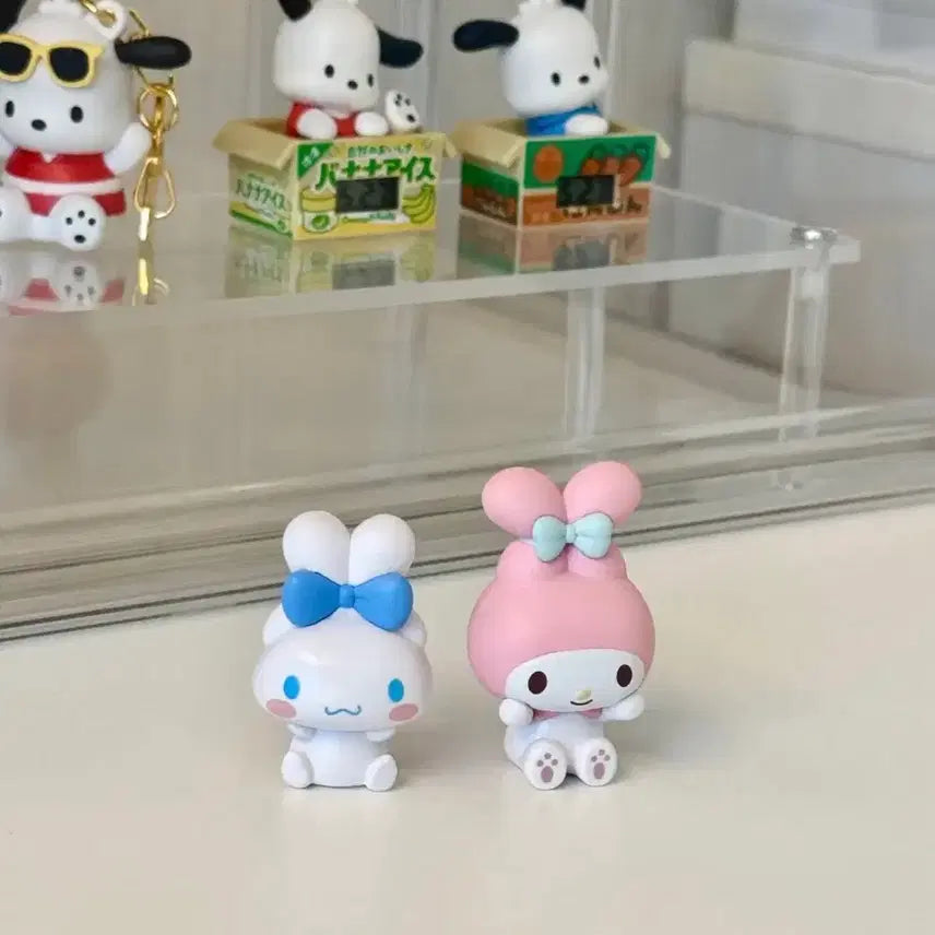 [BUNJANG] Sanrio My Melody Rabbit Gacha Figure / 산리오 마멜 토끼모습흉내 가챠 마이멜로디