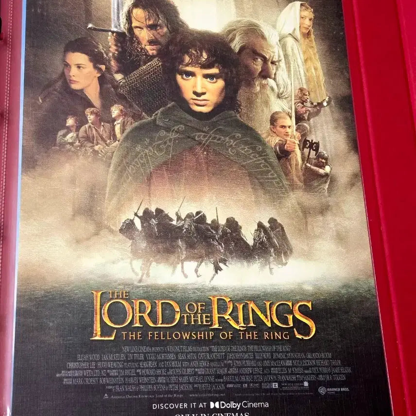 [BUNJANG] Lord of the Rings Fellowship of the Ring Dolby Cinema A3 Poster / [초희귀한정판]영화 반지의제왕 반지원정대 돌비시네마 Dolby 포스터(A3)
