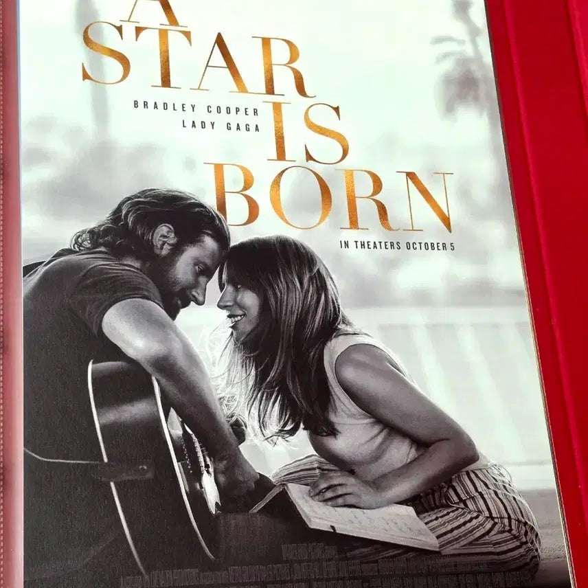 [BUNJANG] A Star Is Born Main Poster (A3) - Lady Gaga &amp; Bradley Cooper / [초희귀한정판]영화 레이디가가 브레들리쿠퍼의 스타 이즈 본 메인 포스터(A3)