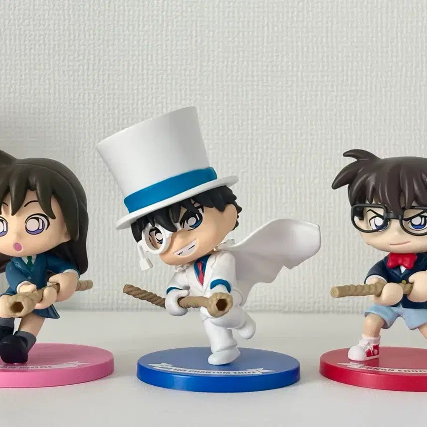 [BUNJANG] Detective Conan Tug-of-War Figure Set (Conan, Kaito Kid, Ran) / 명탐정코난 줄다리기 피규어 괴도키드 란 코난