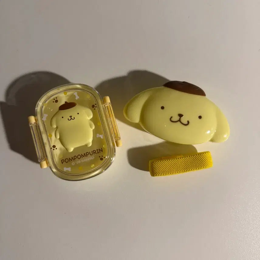 [BUNJANG] Sanrio Pompompurin Mini Lunch Box Set (New) / [새제품] 산리오 랜덤 미니 도시락 폼폼푸린 세트