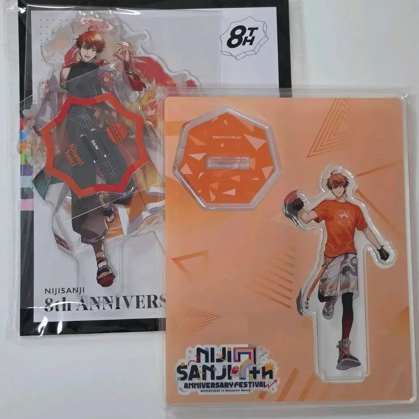 [BUNJANG] Nijisanji 3SKM Kitami Yusei 8th Anniversary Nijifes Acrylic Stand (Bundle Set, Sealed) / 일괄) 미개봉 니지산지 삼스케 3SKM 키타미 아크릴 스탠드 8주년 니지페스