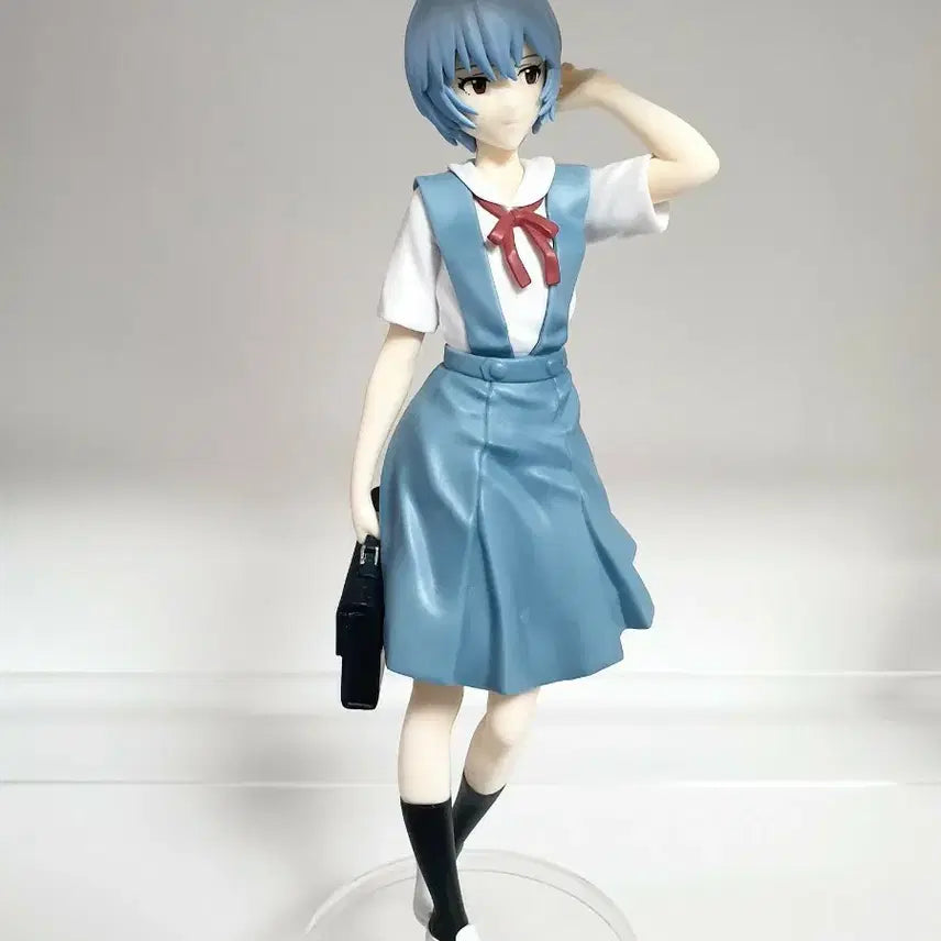 [BUNJANG] Evangelion Ayanaami Rei School Uniform Figure / 에반게리온 아야나미 레이 쿠지 교복 피규어