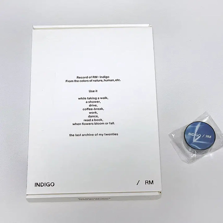 [BUNJANG] BTS RM Indigo Album + Masking Tape Set / BTS 방탄 RM Indigo 앨범 + 마스킹 테이프 세트