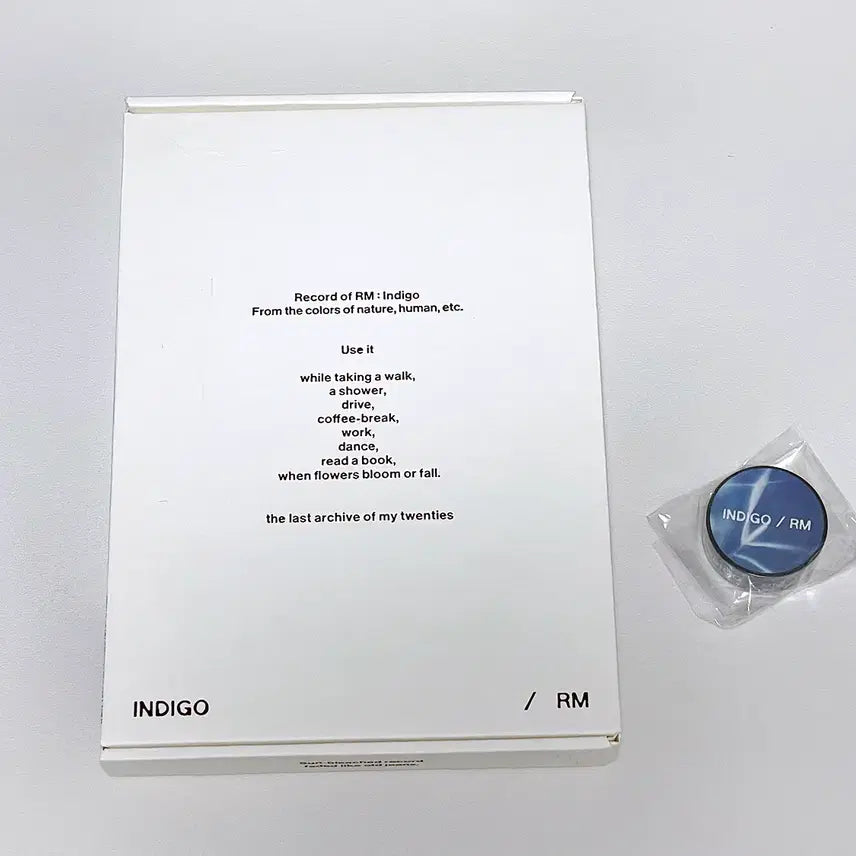[BUNJANG] BTS RM Indigo Album + Masking Tape Set / BTS 방탄 RM Indigo 앨범 + 마스킹 테이프 세트