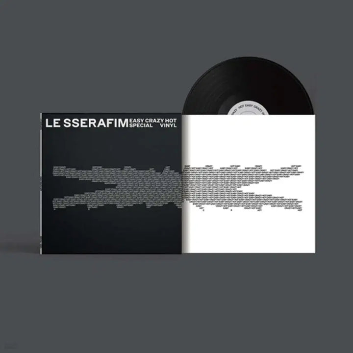[BUNJANG] LE SSERAFIM EASY COOL HOT Special LP 2-Set Bundle (with POB) / 르세라핌 이지크레이지핫 lp 2종세트 (특전포함)