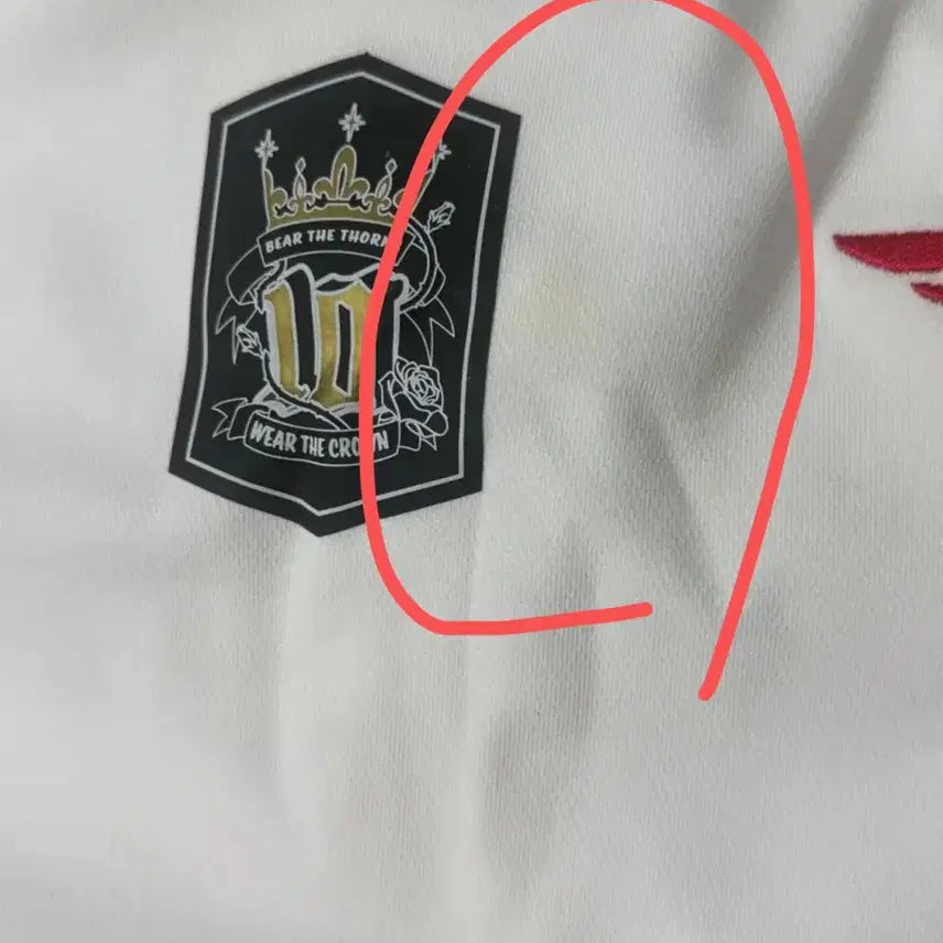 [BUNJANG] T1 Faker 10th Anniversary Deca Jersey 2XL / T1 티원 페이커 faker 데카 유니폼 10주년 2XL 택O