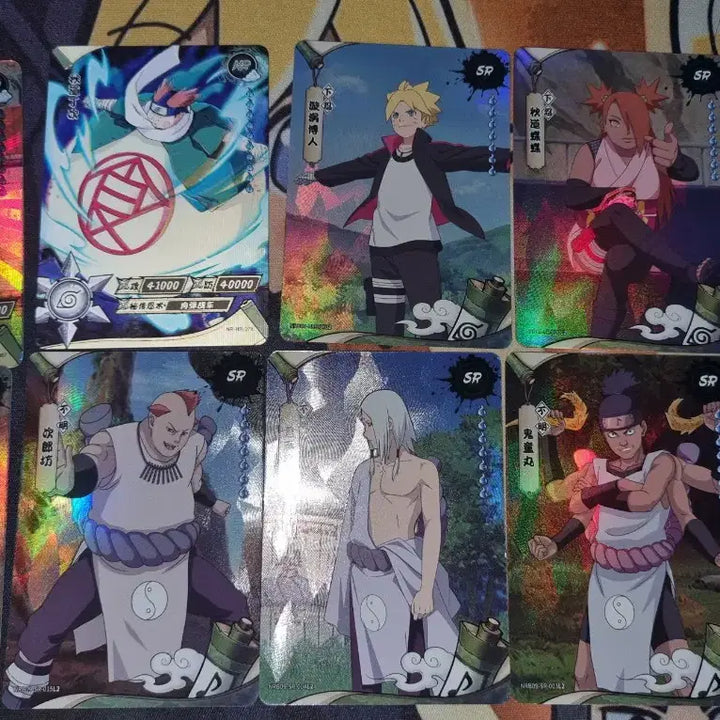 [BUNJANG] Naruto Trading Cards - 20 SR+ Cards + 30 Common Cards / 나루토 카드 SR이상 20개 급처 서비스 일반카드 30개