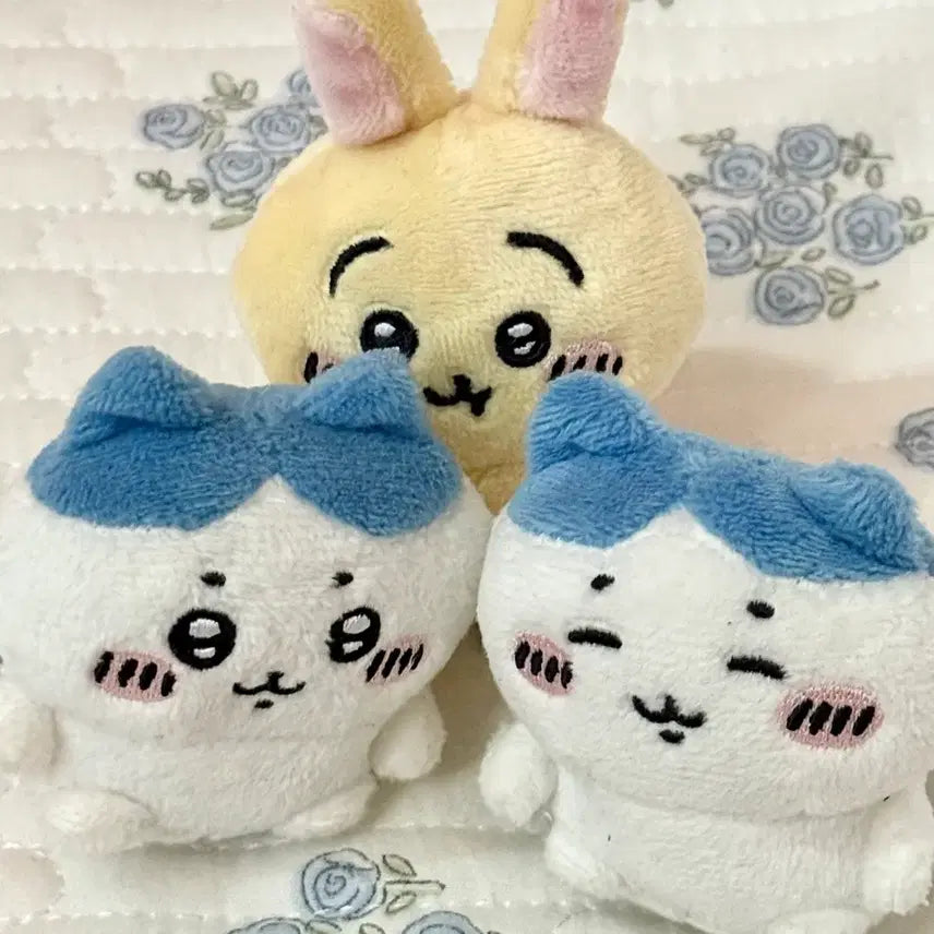 [BUNJANG] Chiikawa Sitting Plush Set Vol. 1 &amp; 2 (Hachiwari &amp; Usagi) / 먼작귀 치이카와 앉은 누이 가챠 1탄 2탄 하치와레 우사기